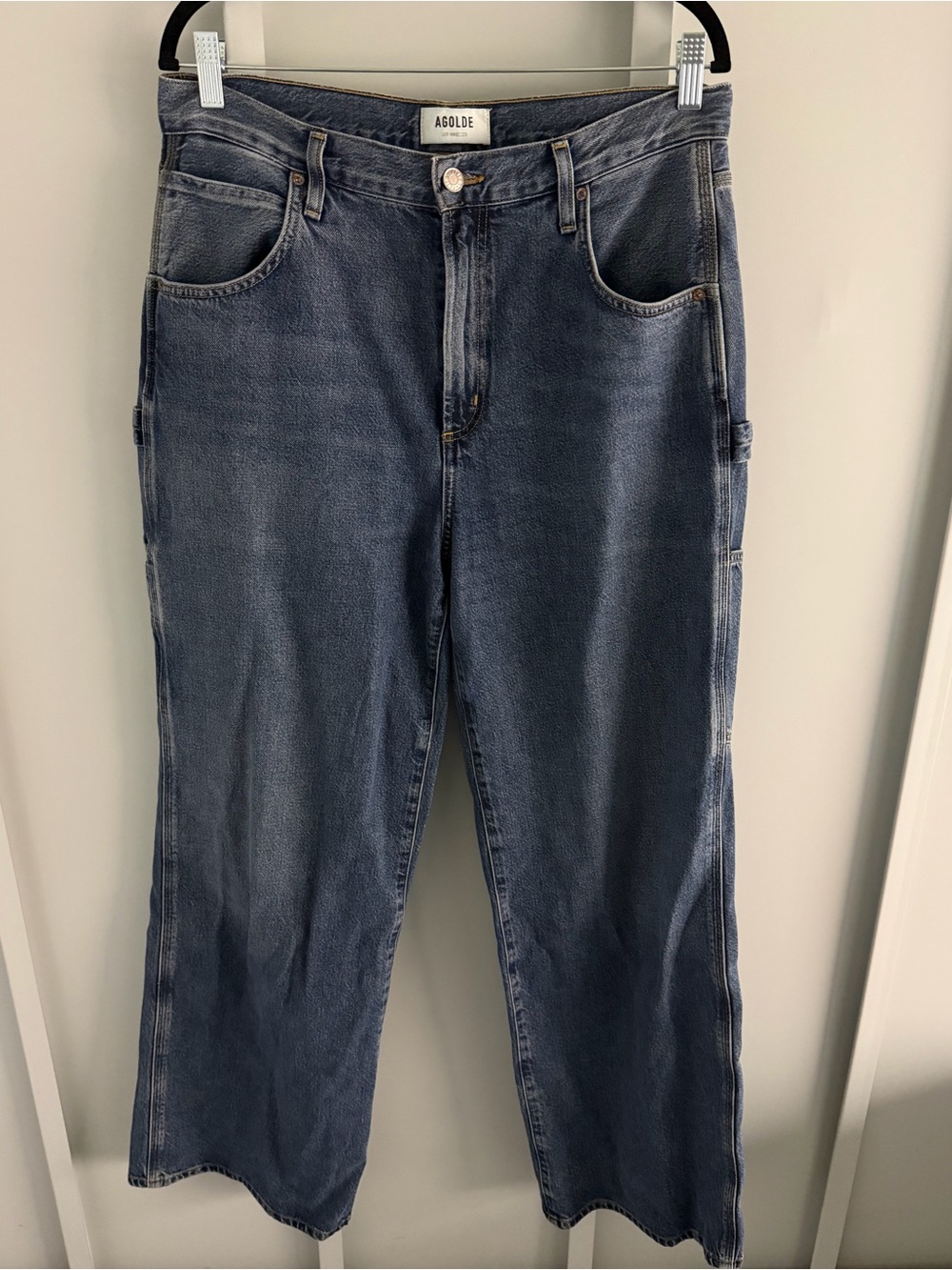 AGOLDE Magda Carpenter Jean Mid-Rise Loose Fit 29 - Picture 4 of 14